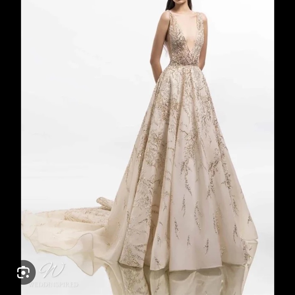 Tony ward mythical wedding dress a line